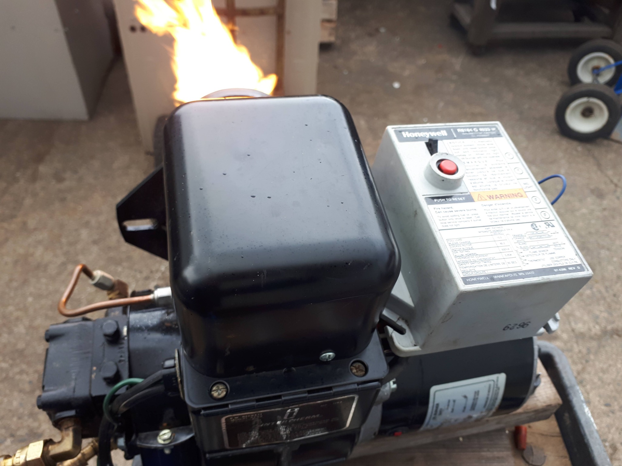Furnace removal work