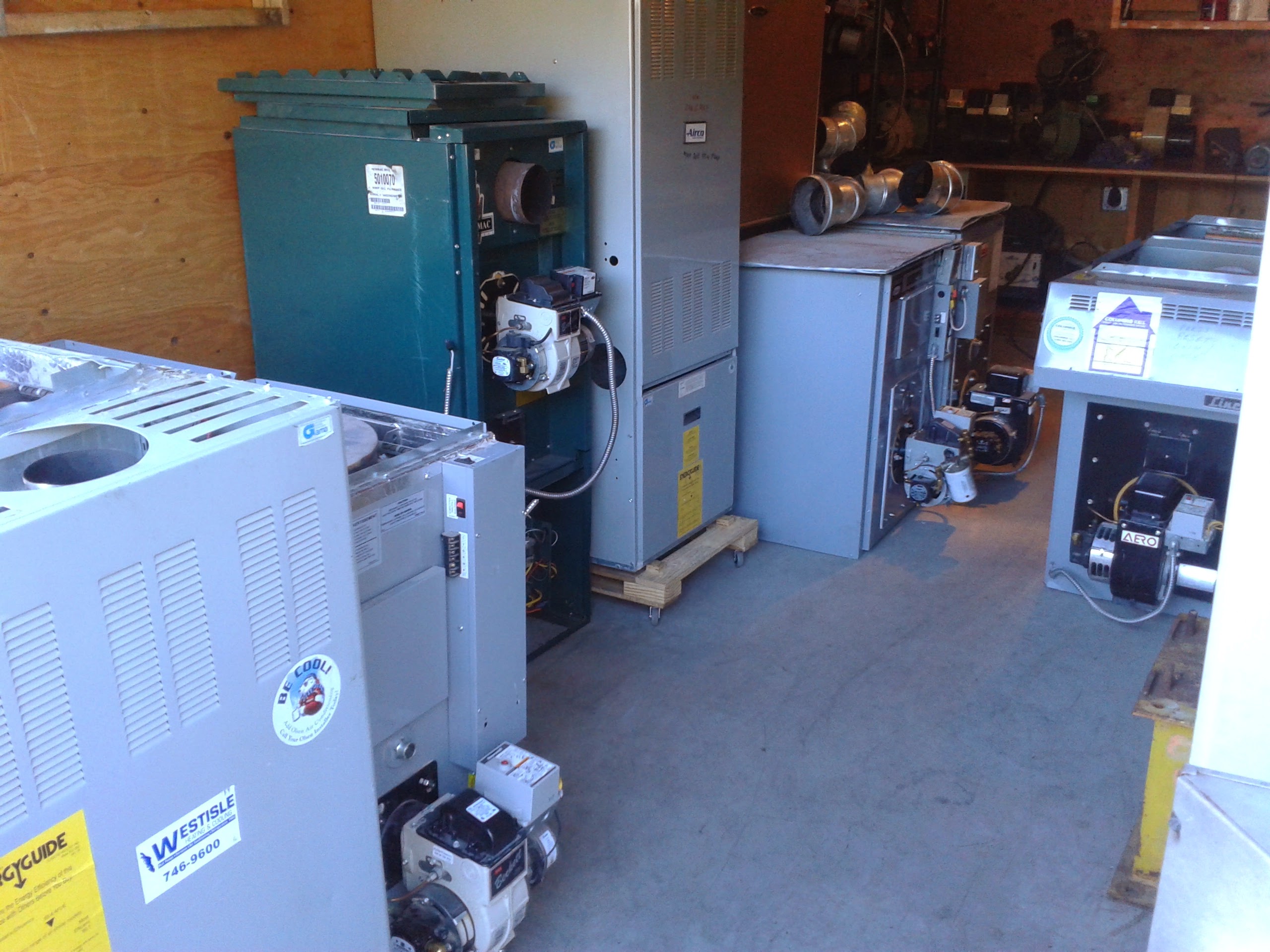 Refurbished heating equipment for sale