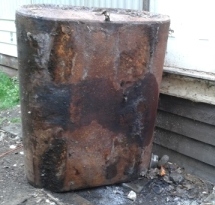 rotten old oil tank removal 2